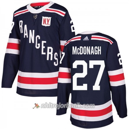 Män Ishockey New York Rangers Tröja Ryan McDonagh 27 Adidas 2017-2018 Marinblå 2018 Winter Classic Authentic